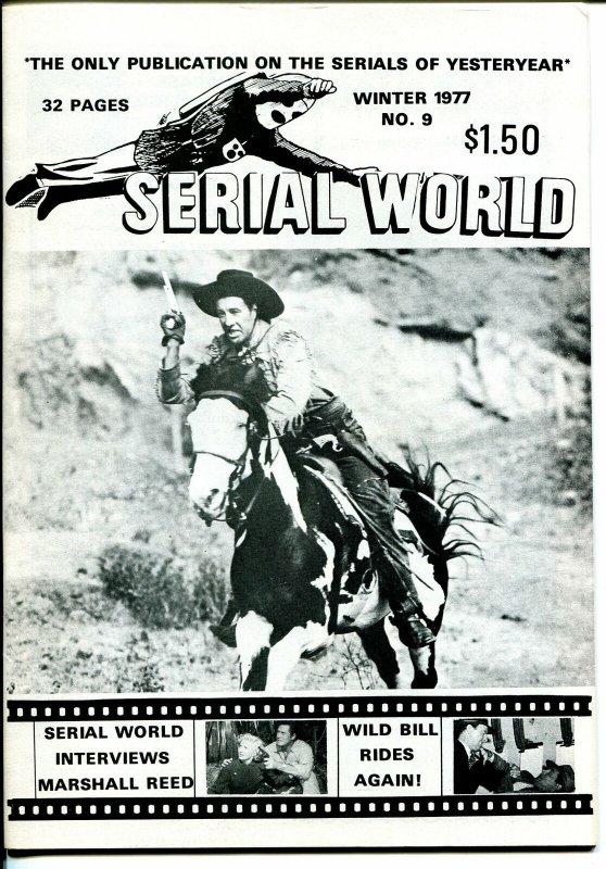 Serial World #9 1977-Bill Elliott-Marshall Reed-Bill Hickok-movie serials-FN