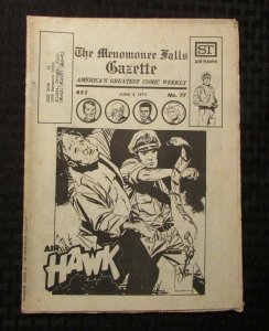 1973 MENOMONEE FALLS GAZETTE Weekly Comic #77 FN- Air Hawk