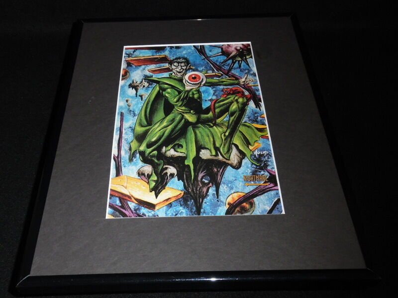 Nightmare Marvel Masterpiece ORIGINAL 1992 Framed 11x14 Poster Display 