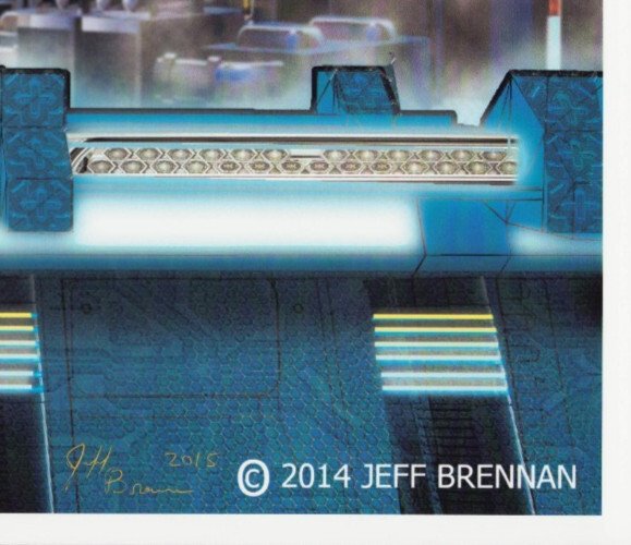 City View (2014) By Jeff Brennan 11 x 17 3D Art Print Signed