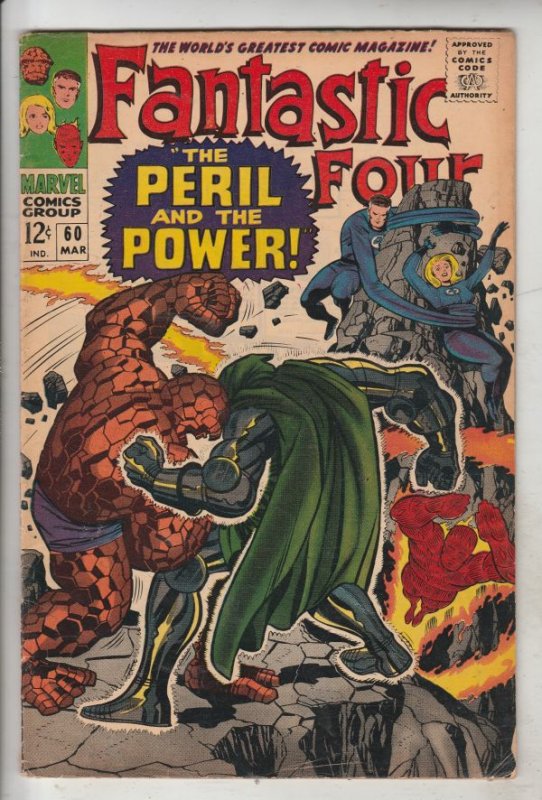 Fantastic Four #60 (Mar-67) VF High-Grade Fantastic Four, Mr. Fantastic (Reed...