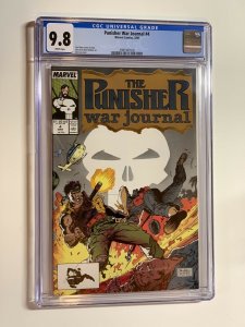 Punisher war Journal 4 cgc 9.8 1988 marvel