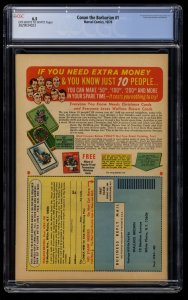 Conan The Barbarian #1 CGC FN+ 6.5 Off White to White
