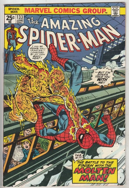 Amazing Spider-Man #133 (Jun-74) VF/NM High-Grade Spider-Man