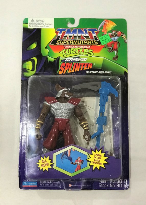 1994 TMNT Ninja Turtles SUPERMUTANT SPLINTER