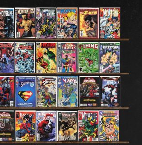 Huge Lot 150+ Comics with Wolverine, Action Comics, Superman & More!