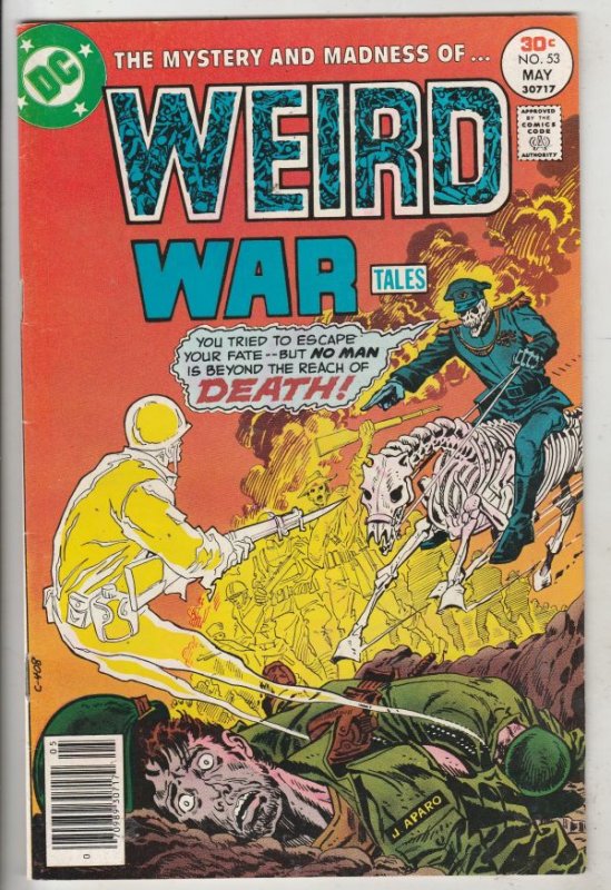 Weird War Tales Mark Jeweler Variant #53 (May-77) NM- High-Grade 