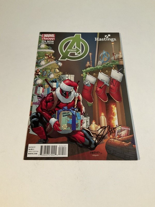 Avengers 24 Hastings Variant Nm Near Mint Signed Hickman Marvel Comics