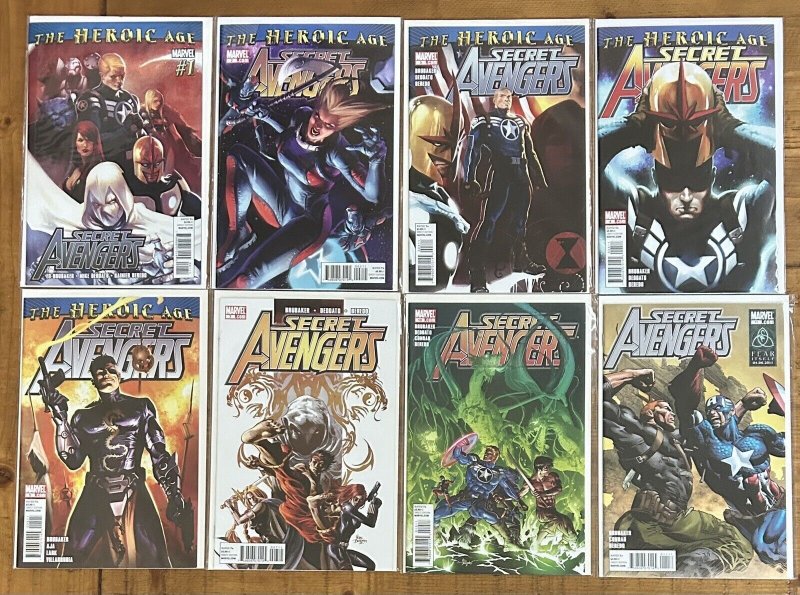 Secret Avengers Series 1 #1,2,3,4,5,7,10,11,12,12.1,13,14,16-18 Marvel 2010 Lot