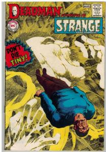 STRANGE ADVENTURES 213 VG- Aug 1968  ADAMS DEADMAN