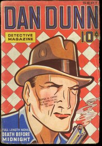 DAN DUNN DETECTIVE MAGAZINE 1936 SEPT-RARE FIRST ISSUE VG