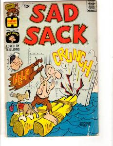 Lot Of 8 Sad Sack Harvey Comic Books # 99 112 125 146 154 159 165 209 Army JL40