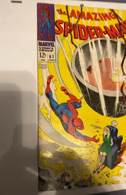 Amazing Spider-Man #61 first Gwen Stacy cover