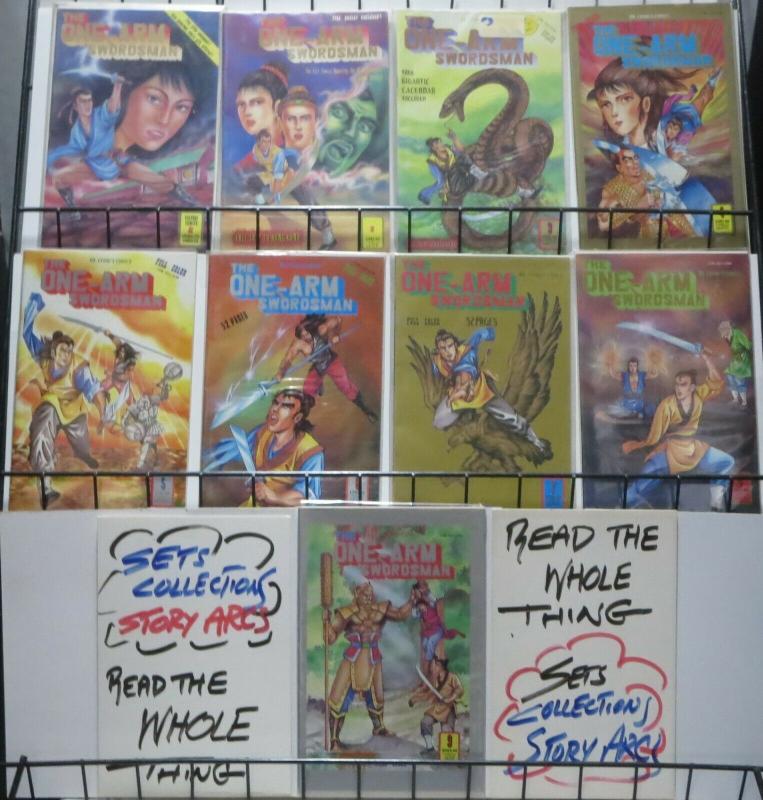 ONE ARM SWORDSMAN (Victory Comics, 1988) #1-9 COMPLETE VF-NM Kung Fu Fantasy