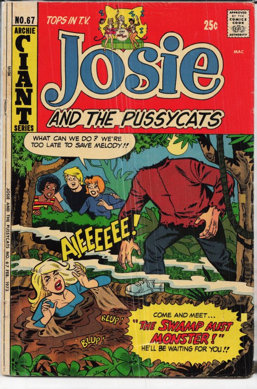 Josie and the Pussycats #67 (1973) Josie