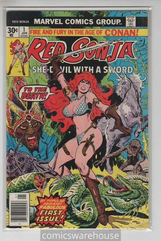 RED SONJA (1977 MARVEL) #1 FN/VF A97819