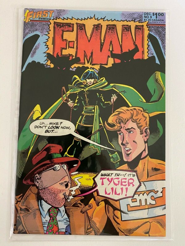 E-Man First Comics lot #1-9 8.0 VF (1983)