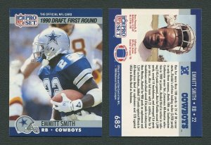 1990 Pro Set Emmitt Smith #685 Rookie Card NM-MT+