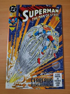 Superman The Man of Steel #13 Direct Market Edition ~ NEAR MINT NM ~ 1992 DC