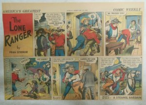 Lone Ranger Sunday by Fran Striker and Charles Flanders from 2/25/1940 Year #3