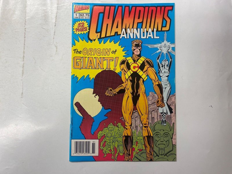 5 Champions HERO comic books #9 10 11 12 Annual #1 3 KM27