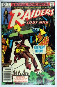 Raiders of the Lost Ark Official Comics Adaptation of Hit Film #1, #2, #3 8.0 VF