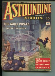 ASTOUNDING STORIES 11/1934-STREET & SMITH-MOLE PEOPLE-LEINSTER-EE SMITH-good-