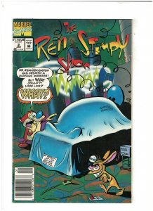 Ren & Stimpy Show #2 FN/VF 7.0 Newsstand Marvel Comics 1993 Dan Slott 