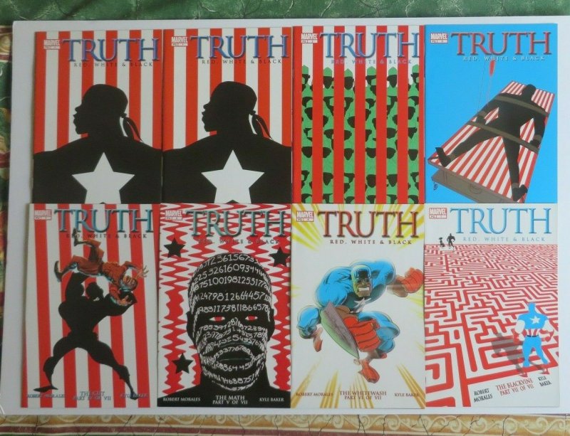 The Truth Red White & Black #1-7 VF/NM Complete Set (With Two Issues Of #1) 2003