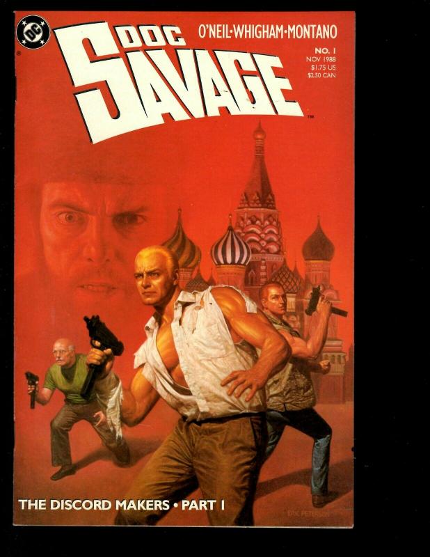 12 Comics Doc Savage # 1 2 3 4 + Discord 1 2 3 5 + Bronze 1 2 3 + Manual 1 JF26