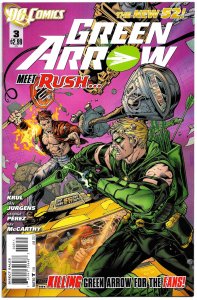 GREEN ARROW #1-3 THE NEW 52 (2011 series) 9.0 VF/NM  Dan Jurgens & George Perez!