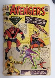 The Avengers #2 (1963)  Book incomplete See description