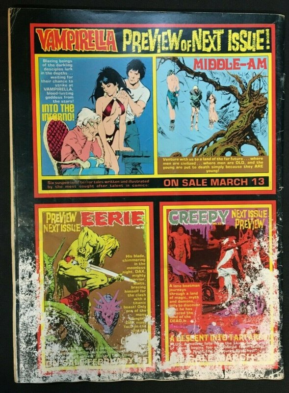 VAMPIRELLA WARREN MAGAZINE PUB. #23 VG- APRIL 1973