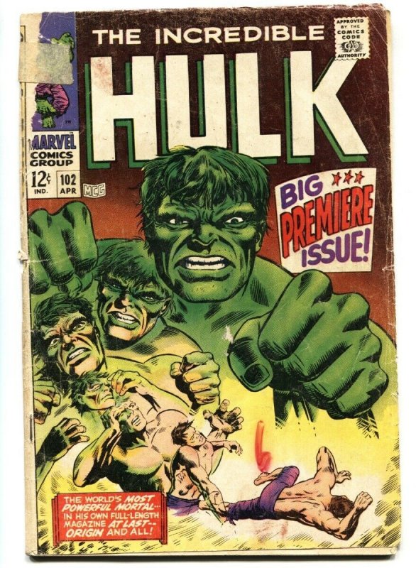 Incredible Hulk #1021967 First Issue Key Silver-age Marvel comic book