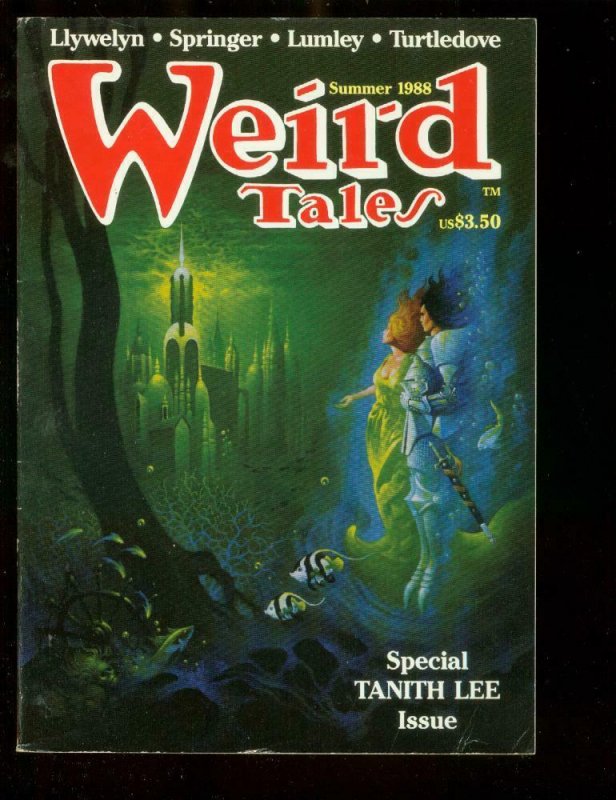 WEIRD TALES-SUM 1988-TANITH LEE-TURTLEDOVE-STEVE FABIAN FN/VF