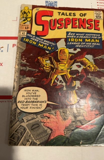 Tales Of Suspense #42 4th App Iron Man! Jack Kirby/Heck see description