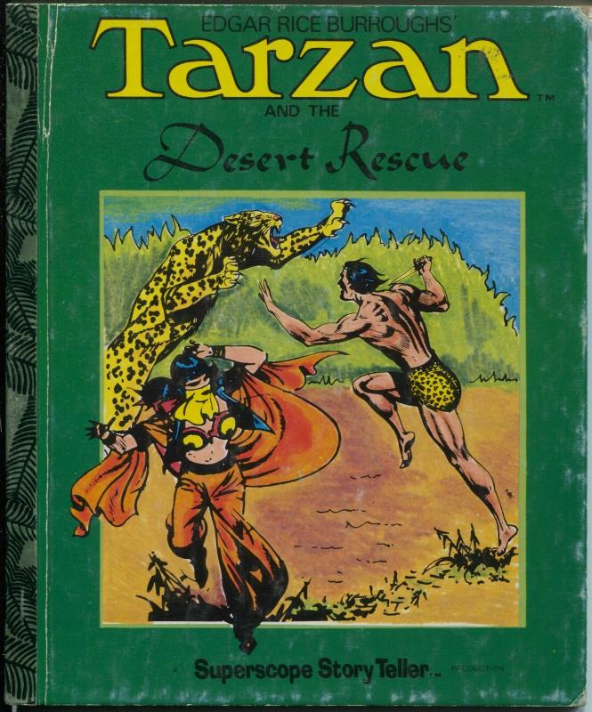 Tarzan Book ST-41-Desert Rescue-Burne Hogarth art-hardback-G