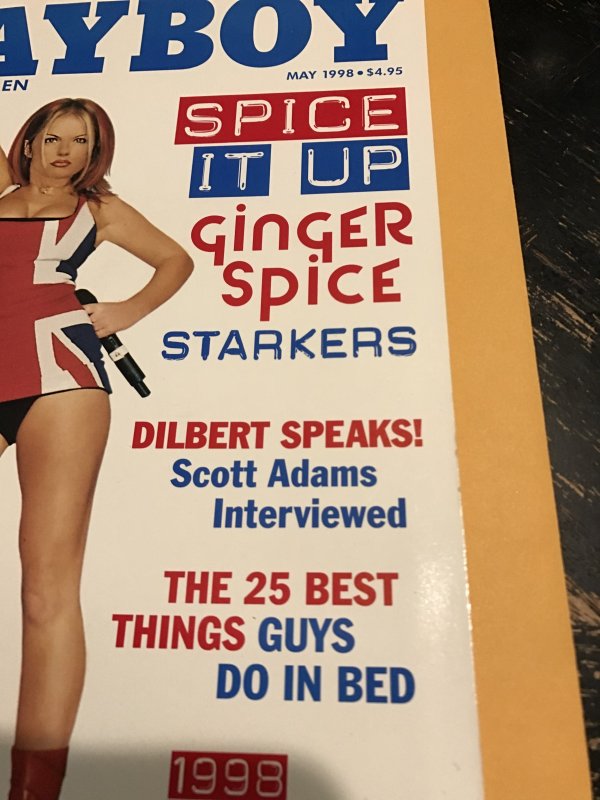 PLAYBOY May 1998 VF+;  Dilbert’s Scott Adams, Ginger Spice Girl, Tiger Woods