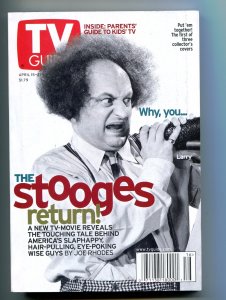 MAG: TV Guide 4/15/00 - NY Metropolitan ed - Three Stooges