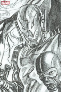 Avengers #66 2023 Ross Timeless Ultron Virgin Sketch 1:100 Marvel Comics EB108