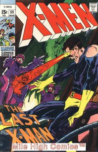 X-MEN  (1963 Series) (#1-113, UNCANNY X-MEN #114-544) (MARVEL) #59 Very Good