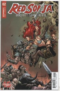RED SONJA Birth of the She-Devil #2 B, NM, She-Devil, Sergio Davila, 2019