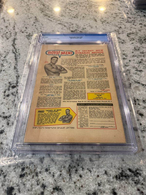 Fantastic Four # 47 CGC Graded 5.0 Marvel Comic Book 1966 Stan Lee J. Kirby JH33