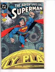 Dc Comics Adventures of Superman #505 Collectors Set Superman Return Holographic