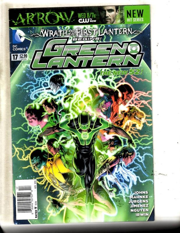 Lot Of 8 Green Lantern DC Comic Books # 12 13 14 15 16 17 18 19 Batman Flash MF3