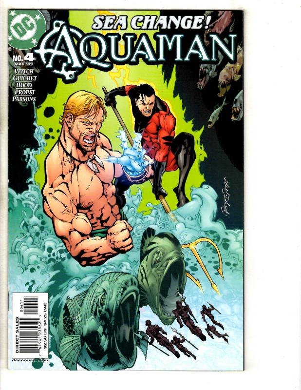 Lot Of 10 Aquaman DC Comic Books # 1 2 3 4 5 6 7 8 9 10 Superman Batman CR15