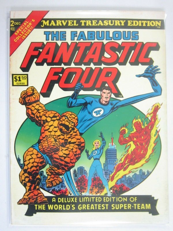 Marvel Treasury Edition #2 Fantastic Four 5.0 VG FN bagged and boarded (1974)