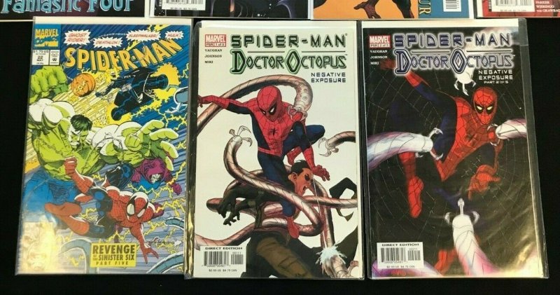 SPIDER-MAN 7PC LOT (VF) FANTASTIC FOUR TEAM-UP!! DOC OC!! 2007
