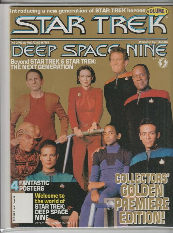 STAR TREK DEEP SPACE NINE MAGAZINE #1 NM- A04870