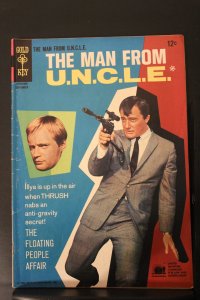 The Man From U.N.C.L.E. #8 (1966) Mid-High-Grade FN/VF Robert Vaughn, Ilya Photo